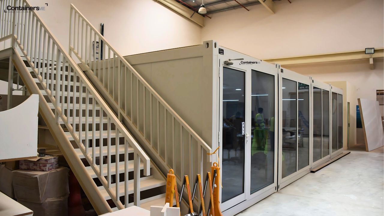 modular container warehouse office made using modular mobile container