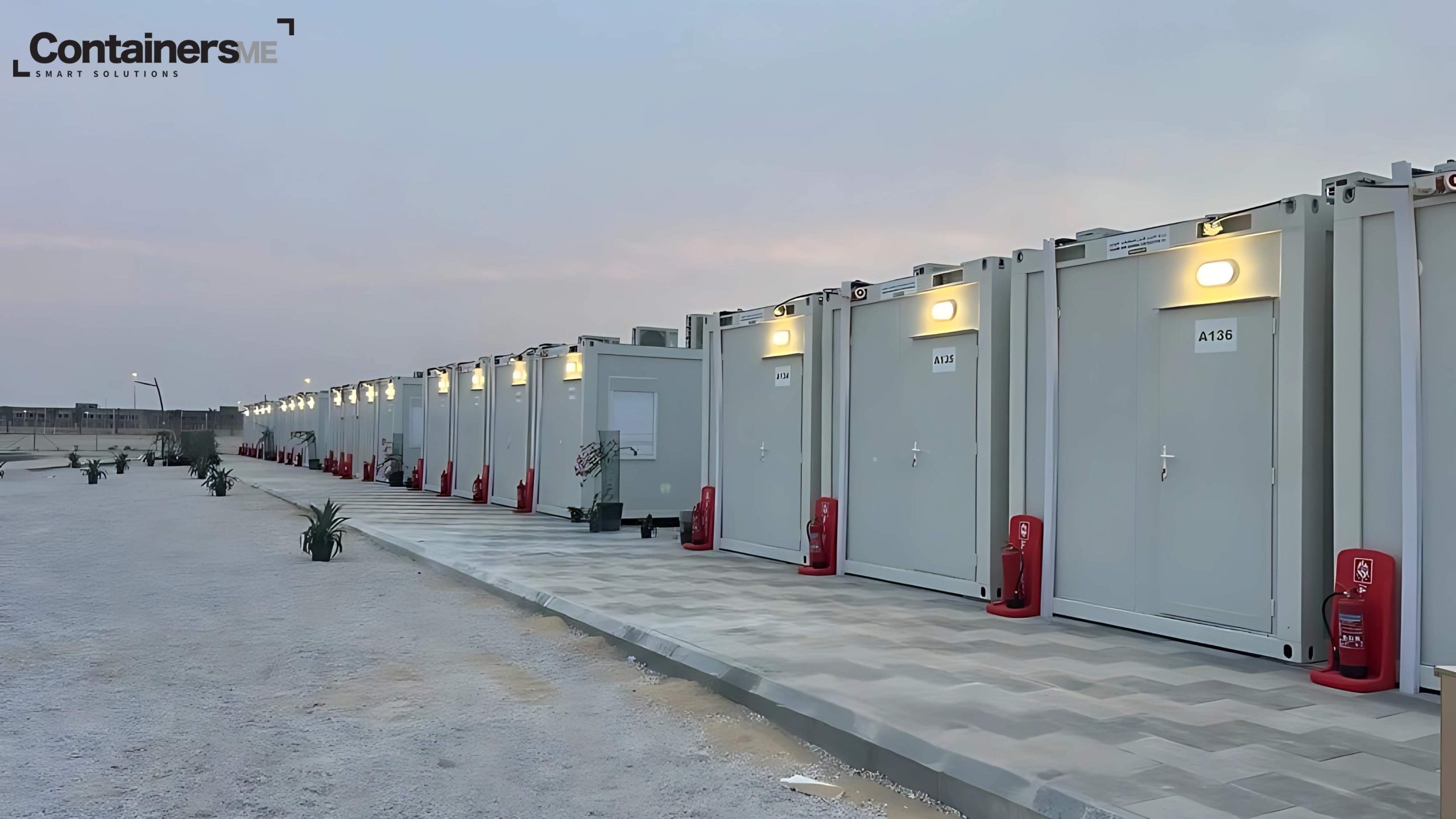 temporary site office for rental made using modular mobile container