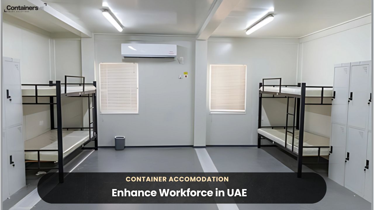 Container Accommodation for workers made using modular mobile containers